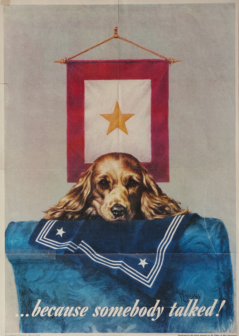 Illustration for article titled The Best Operations Security Propaganda Posters From World War II
